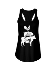 Farmer today I choose joy Ladies Flowy Tank thumbnail