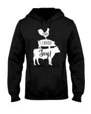 Farmer today I choose joy Hooded Sweatshirt thumbnail