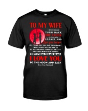Fishing Wife Clock Ability Moon Classic T-Shirt thumbnail