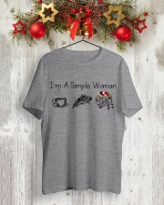 Camping I'm a simple woman shirt Classic T-Shirt lifestyle-holiday-crewneck-front-2