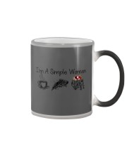 Camping I'm a simple woman shirt Color Changing Mug thumbnail