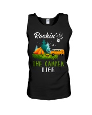 Camping Rockin' the camper life Unisex Tank thumbnail