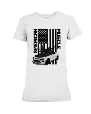 FOR AMERICAN CAR LOVERS Premium Fit Ladies Tee thumbnail