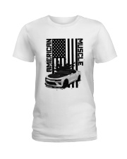 FOR AMERICAN CAR LOVERS Ladies T-Shirt thumbnail