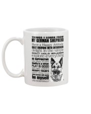 Thing i learn from German Shepherd Mug back