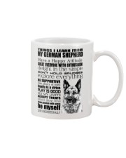 Thing i learn from German Shepherd Mug front