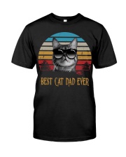 Best Cat Dad Ever Classic T-Shirt front