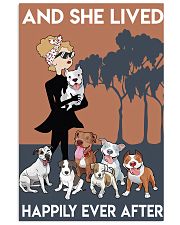 Pitbull She Lived Happily 11x17 Poster front