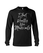 I Just Really Like Musicals Shirt Classic Graphic Tee Gifts For Music Lovers Long Sleeve Tee tile