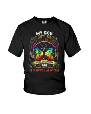 Butterfly My Son Left Me Beautiful Memories Shirt Sympathy Gifts For Loss Of Son Youth T-Shirt tile