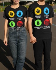 Nothing Beats Roller Coasters T-Shirt Apparel Rock N Roller Coaster Merch Classic T-Shirt apparel-classic-tshirt-lifestyle-front-145