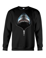 shark zipper shirts Crewneck Sweatshirt thumbnail