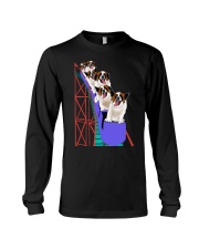 Saint Bernard On Roller Coaster Shirt Themed Gifts For St Bernard Lovers Long Sleeve Tee tile