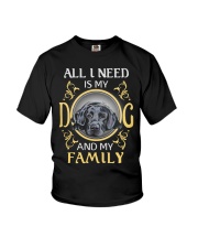 All L Need Is My And My Family labrador Youth T-Shirt thumbnail