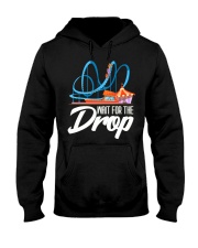 Wait For The drop Roller Coaster Shirt Amusement Park Thrill Seeker roller Fan Apparel Hooded Sweatshirt tile