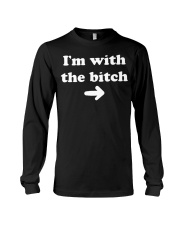 I'm With The Bitch T-Shirt Funny Matching Best Friend Shirts For 2 Long Sleeve Tee tile