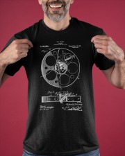Film Reel Graphic Shirt Vintage Retro Movie T-Shirt Filmmaker Gifts Classic T-Shirt apparel-classic-tshirt-lifestyle-front-181