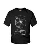 Film Reel Graphic Shirt Vintage Retro Movie T-Shirt Filmmaker Gifts Youth T-Shirt tile