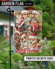 Dog Merry Christmas Garden Decor 11.5"x17.5" Garden Flag aos-garden-flag-11-5-x-17-5-lifestyle-front-13
