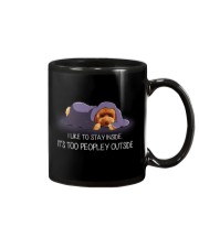 I Like To Stay Inside It'S Too Peopley poodle 2 Mug thumbnail