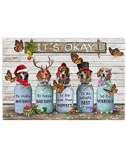 Beagles christmas 17x11 Poster front