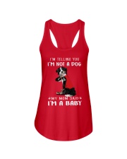 Bernese Mountain I'm Telling You I'm Not A Dog Ladies Flowy Tank thumbnail