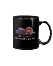 Don'T Go Outside There Are People Out Dachshund 1 Mug thumbnail