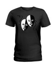 Tragedy Masks Shirt Comedy Actor Graphic Tee Shirt Christmas Gift Ideas For Colleagues Ladies T-Shirt tile