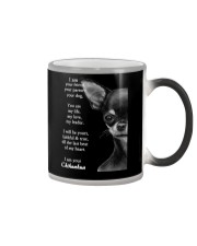 Chihuahua i am your friend your partner your dog Color Changing Mug thumbnail
