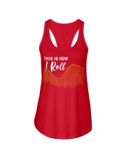 This Is How I Roll Roller Coaster Shirt Amusement Park Thrillseeker Rollercoaster T-Shirt Ladies Flowy Tank tile