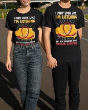 I'm Thinking About Roller Coaster Shirt Fun Quote Fans Apparel Gift For Stepdad Classic T-Shirt apparel-classic-tshirt-lifestyle-front-145