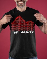 Thrillseeker Hybrid Roller Coaster Amusement Park Shirt Roller Coaster Merch Classic T-Shirt apparel-classic-tshirt-lifestyle-front-181