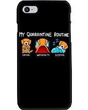 My Quarantine Routine Golden Retriever4 Phone Case thumbnail