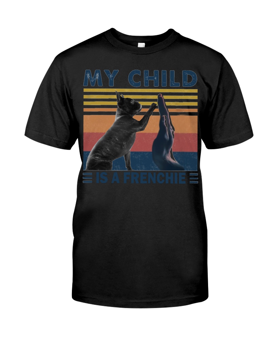 Frenchie high five Classic T-Shirt