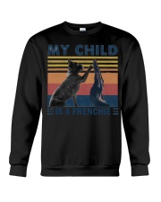 Frenchie high five Crewneck Sweatshirt thumbnail