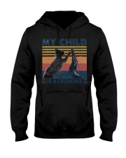 Frenchie high five Hooded Sweatshirt thumbnail