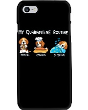 My Quarantine Routine beagle2 Phone Case thumbnail