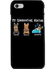 My Quarantine Routine Yorkie3 Phone Case thumbnail