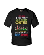 It's Okay If You Don't Like Roller Coasters Shirt Humor Quote Fans Clothing Gift For Male Youth T-Shirt tile
