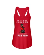 I'm Telling You I'M Not A Dog My Mom Ladies Flowy Tank thumbnail