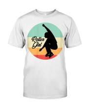 Roller Girl Vintage T-Shirt Skater Girl Skaters Floor Best Gifts For Skaters Christmas Ideas Classic T-Shirt front