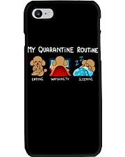 My Quarantine Routine poodle4 Phone Case thumbnail