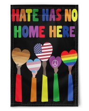BLM Hate Has No Home Here LGBTQ Gifts 11.5"x17.5" Garden Flag front