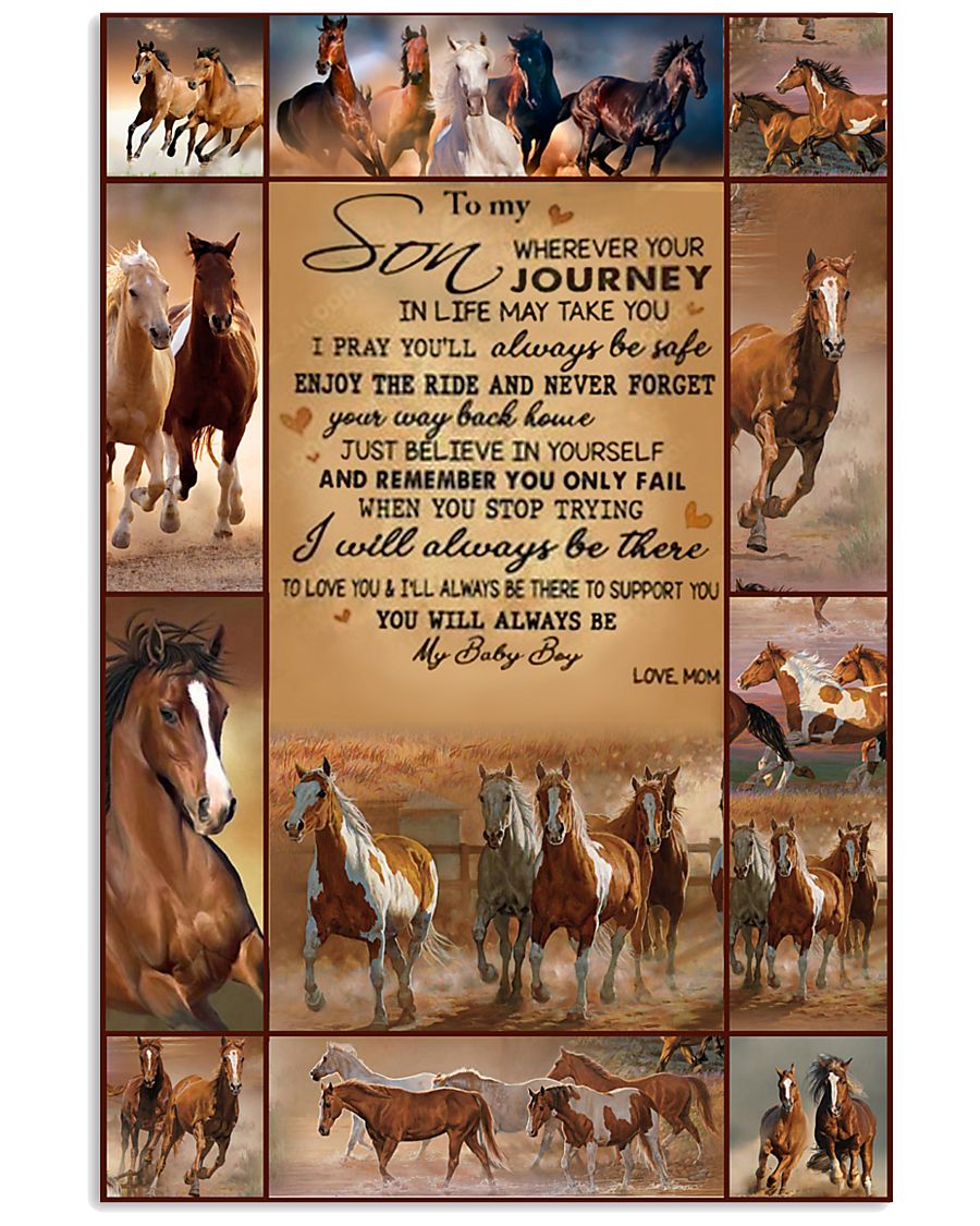 horse text tranh edition 11x17 Poster