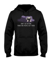 Don'T Go outside There Are People pug 1 Hooded Sweatshirt thumbnail