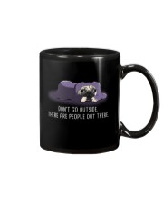 Don'T Go outside There Are People pug 1 Mug thumbnail