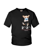 The year When Sh t Got Real Quarantined Chihuahua Youth T-Shirt thumbnail