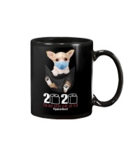The year When Sh t Got Real Quarantined Chihuahua Mug thumbnail