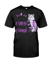 She Had A Soul Of A Witch Heart Of A Woman Spirit Of Wolf T-Shirt Witchy Woman Shirt Classic T-Shirt tile