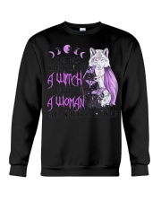 She Had A Soul Of A Witch Heart Of A Woman Spirit Of Wolf T-Shirt Witchy Woman Shirt Crewneck Sweatshirt tile